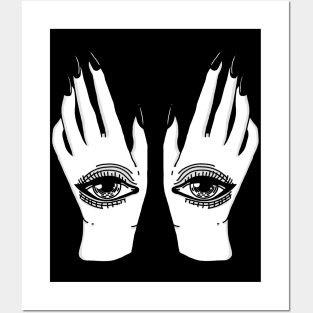 All Seeing Occult Hands Posters and Art